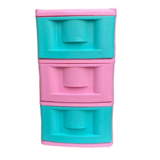 MUEBLE RIMO ORGANIZADOR X3 ROSA / AGUA MARINA REF 15369