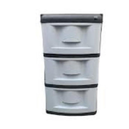 MUEBLE RIMO ORGANIZADOR X3 NEGRO / GRIS PRIMAVERA REF 15359