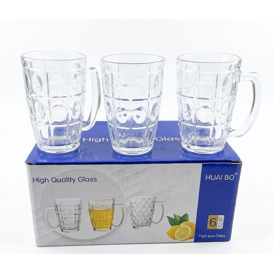 SET PIKAJU X6 JARRO MUG VIDRIO TALLADO REF ZB61 ZB66-ECO-513