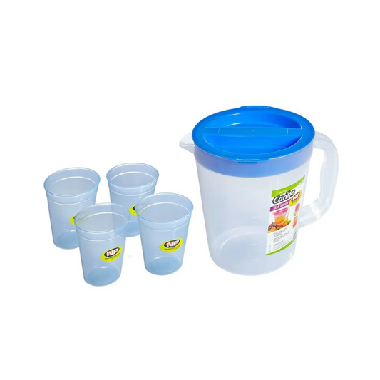 COMBO NP JARRA CARIBE 3.5 LT +4 VASOS REF 22056