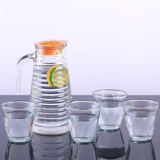 SET PIKAJU JARRA CRISTAL C/VASOS REF ECO-917