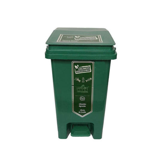 PAPELERA LUXURY PEDAL 35 LT VERDE