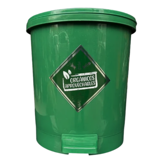 PAPELERA LUXURY PEDAL 3.5 LT VERDE