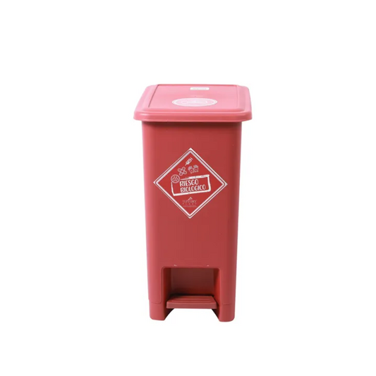 PAPELERA LUXURY PEDAL 12 LT ROJA