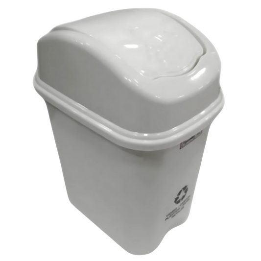 PAPELERA HOGARPLAS VAIVEN 30 LT BLANCA PUNTO ECO