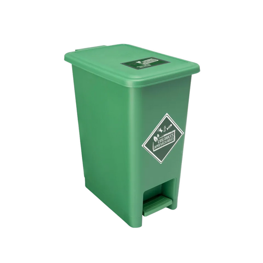 PAPELERA LUXURY PEDAL 12 LT VERDE