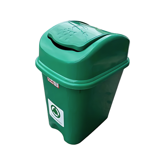 PAPELERA HOGARPLAS VAIVEN 30 LT VERDE PUNTO ECO