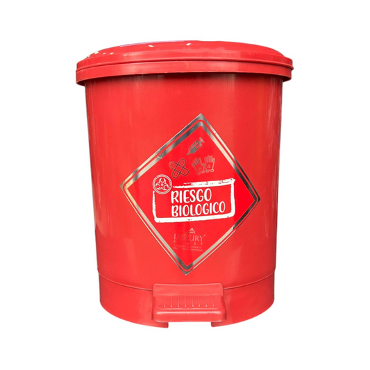 PAPELERA LUXURY PEDAL 3.5 LT ROJA
