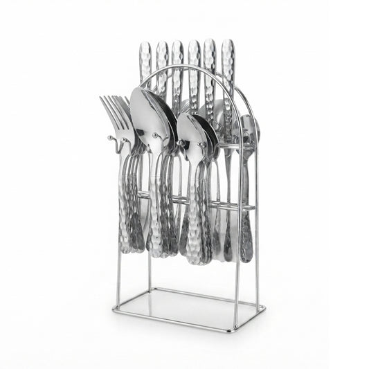 JUEGO CUBIERTOS CJ STAINLESS STEEL 24 PZS