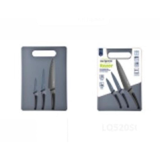 SET KW CUCHILLOS ACERO INOX RAZOR X4 SG-4276