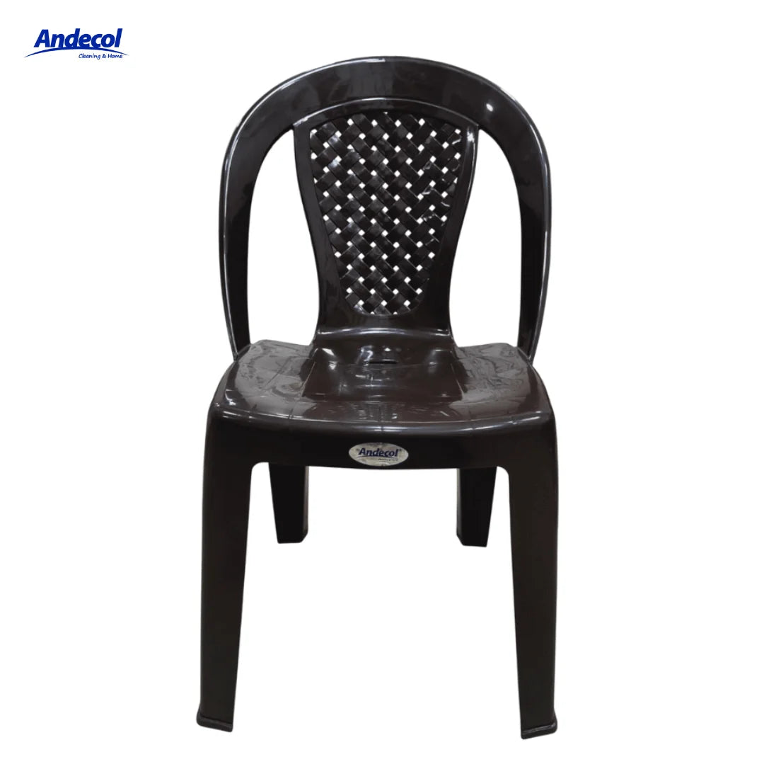 SILLA   ANDECOL  S/BRAZOS EPIKA  WENGUE   (EMP 25)