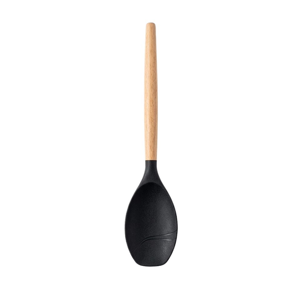 CUCHARA SILICONA MANGO MADERA REF H24444 DIOMARDI