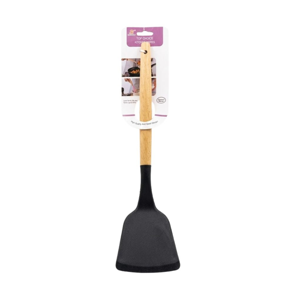 ESPATULA SILICONA MANGO MADERA REF H24446