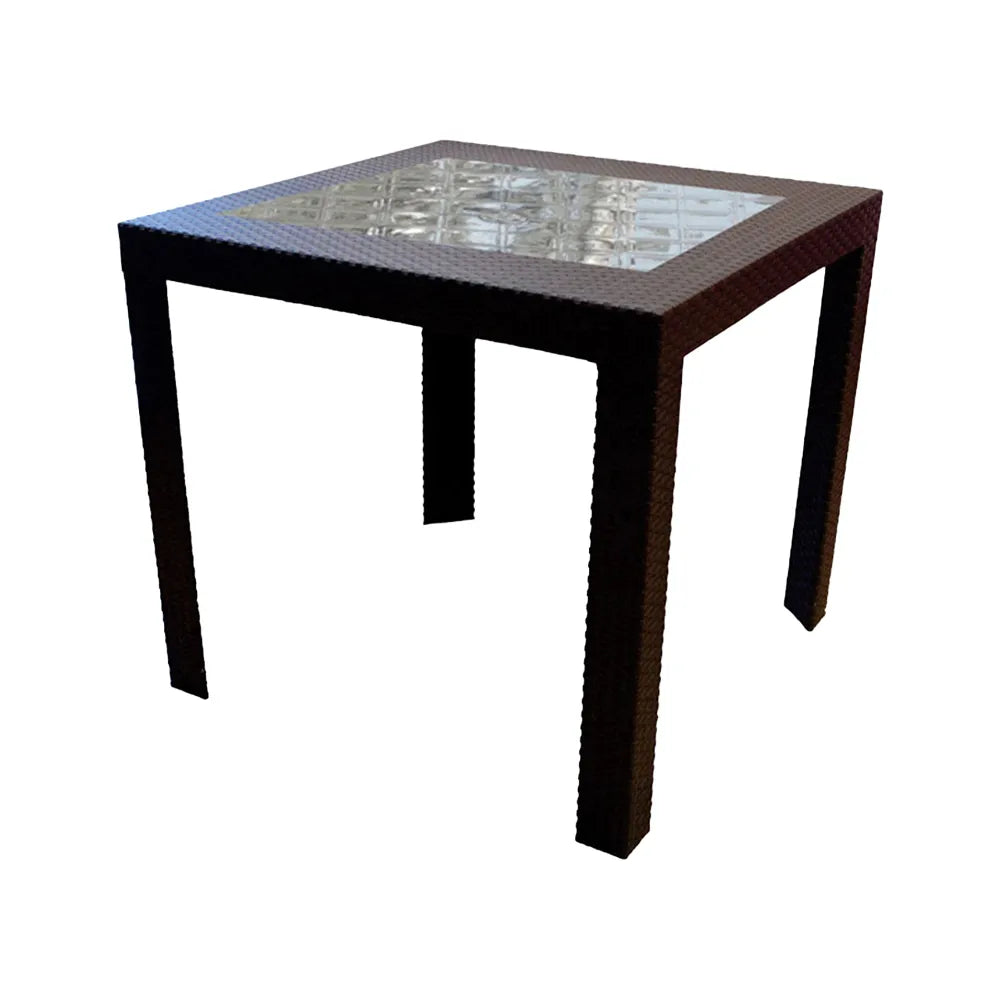MESA COLPLAST CELEBRITY 4 PUESTOS RATTAN WENGUE