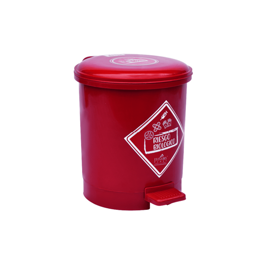 PAPELERA LUXURY PEDAL 7 LT ROJA