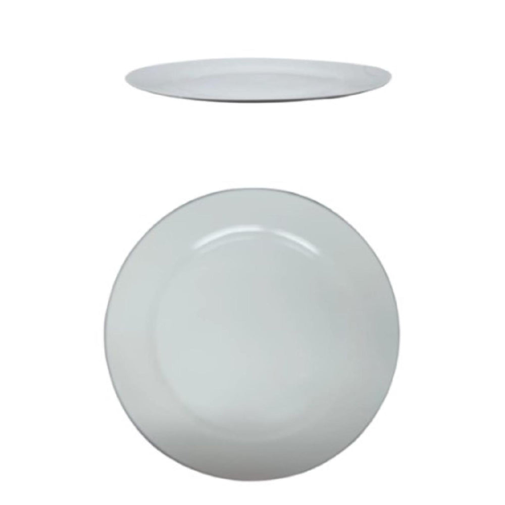 PLATO PIKAJU LOZA  PANDO BLANCO 24 CM REF A-041