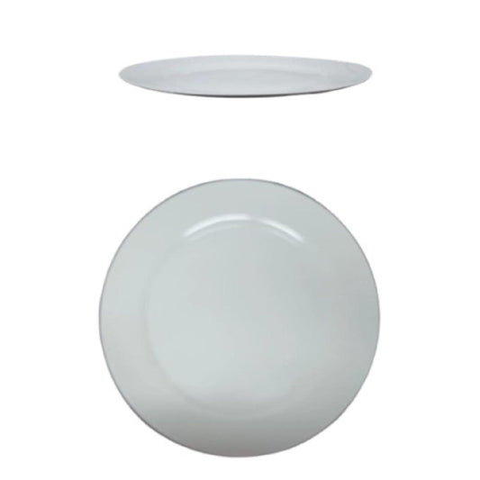 PLATO PIKAJU LOZA  PANDO BLANCO 24 CM REF A-041
