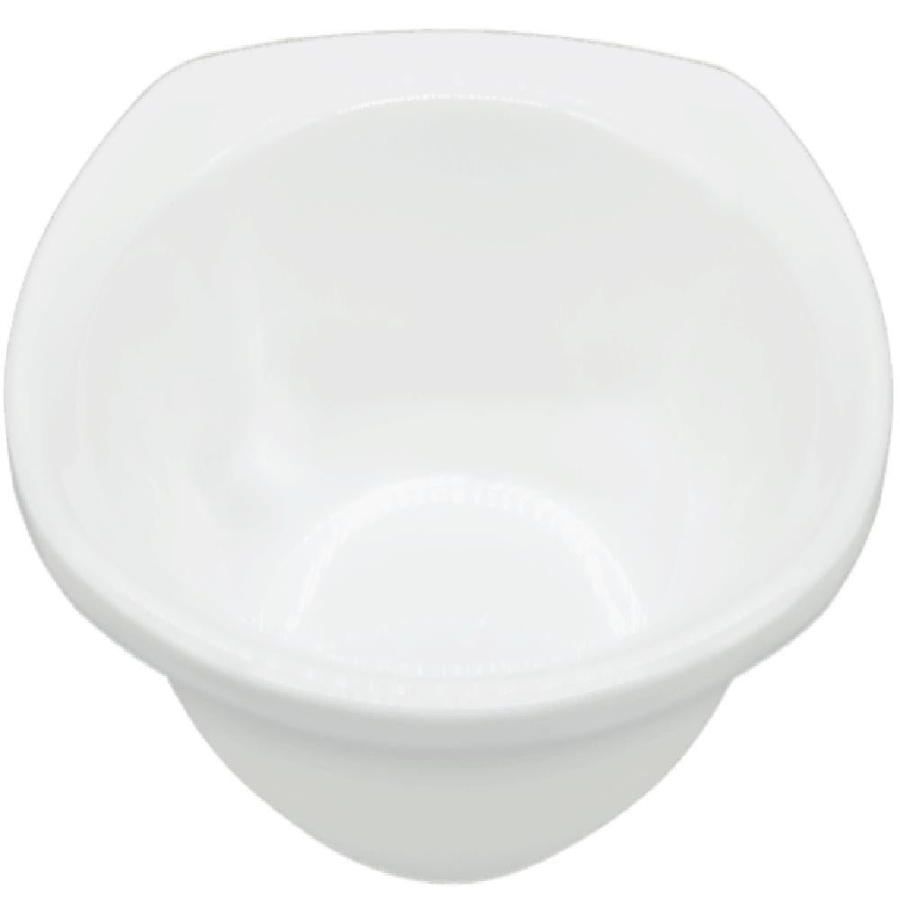 PLATO MEL/COROLA SEMI HONDO CUADRADO W1037 LISO