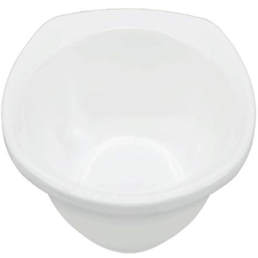 PLATO MEL/COROLA SEMI HONDO CUADRADO W1037 LISO