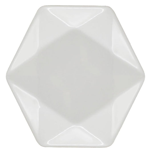 PLATO HEXAGONAL PQ MELAMINA COROLA P1030 LISO