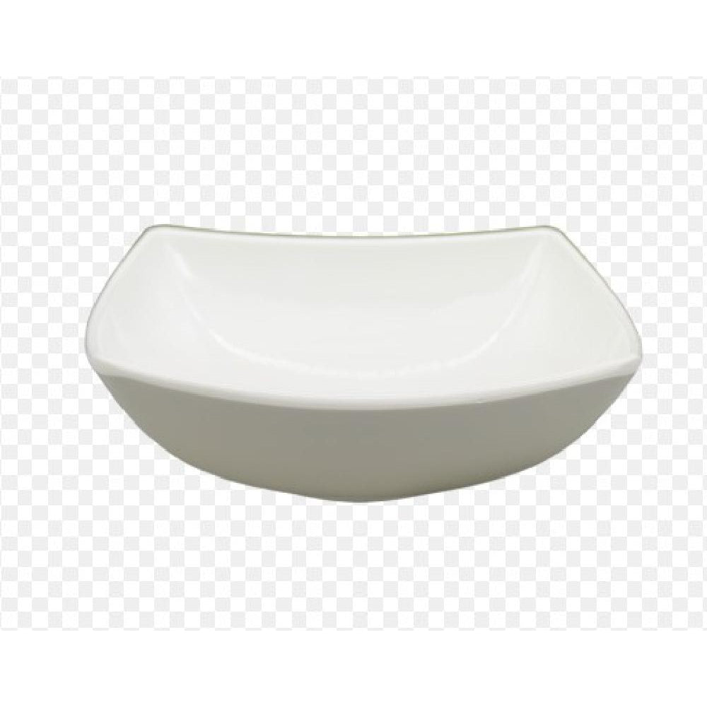 PLATO MEL/COROLA SEMI HONDO CUADRADO W1041 LISO