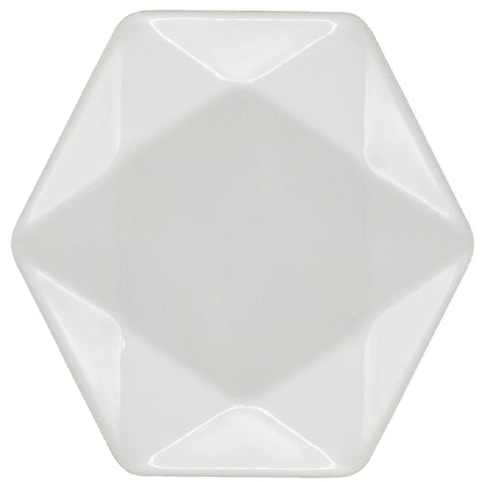PLATO HEXAGONAL MEDIANO MELAMINA COROLA P1031 LISO