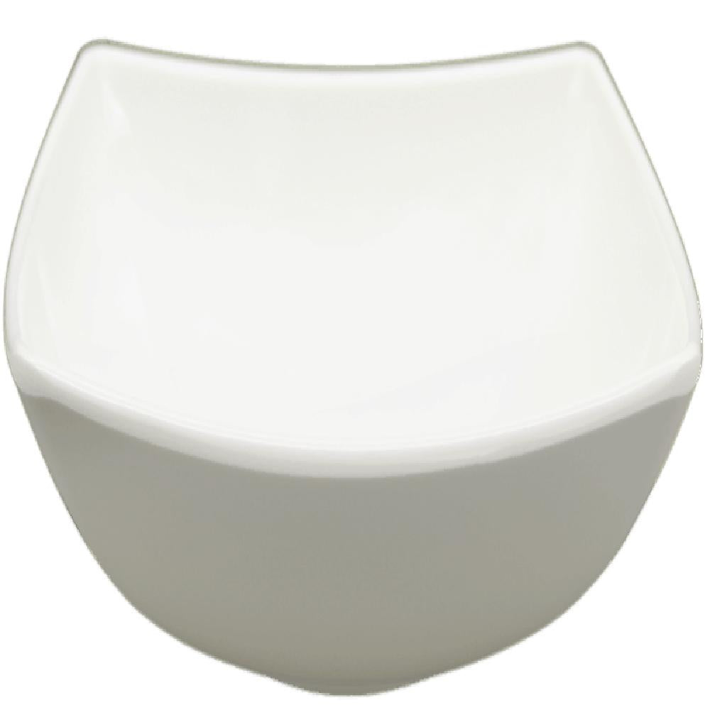 PLATO MEL/COROLA SEMI HONDO CUADRADO W1013 LISO