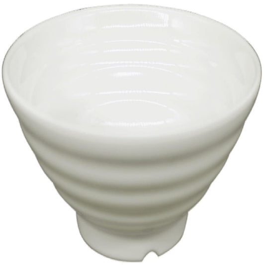 TAZA REDONDO RELIEVES PEQUEÑO MELAMINA COROLA W1001 LISO
