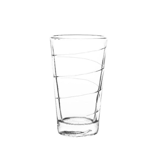 CAN CRISTAR VASO ESPIRAL BEBIDAS X6 0617CL6PR