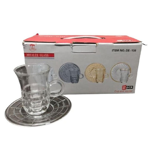 SET PIKAJU PLATO Y POCILLO VIDRIO METALIZADO REF ECO-357-359