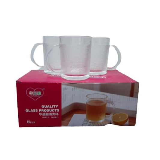 SET POCILLO MEDIANO VIDRIO X6 REF ECO-604-606-605-610-616 ECOGLASS