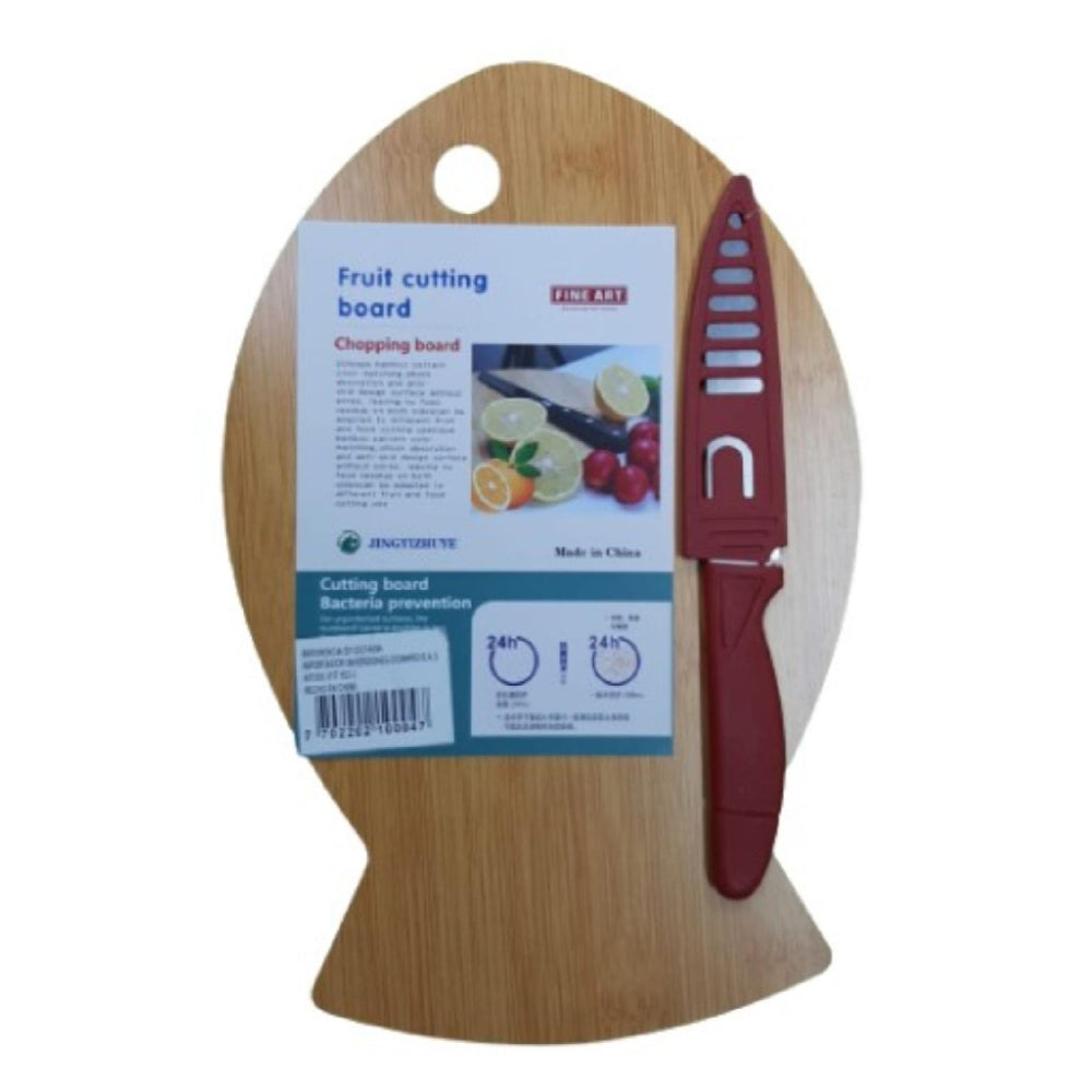 TABLA MADERA DIOMARDI PARA PICAR C/CUCHILLO REF 2021A004 #3-21
