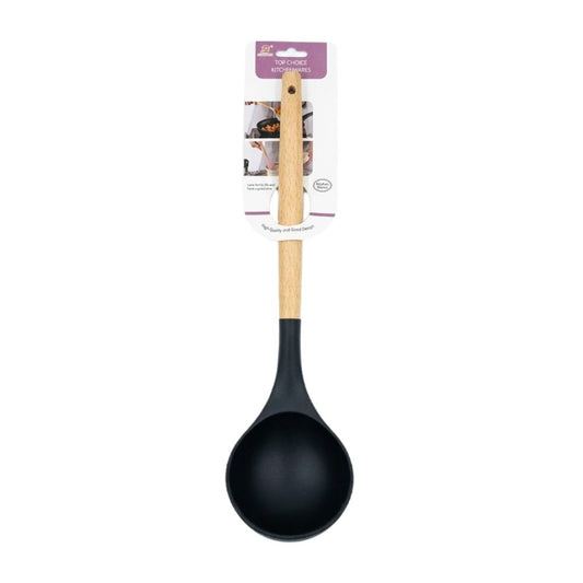 CUCHARON SILICONA MANGO MADERA REF H24443 DIOMARDI