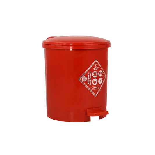PAPELERA LUXURY PEDAL 7 LT ROJA