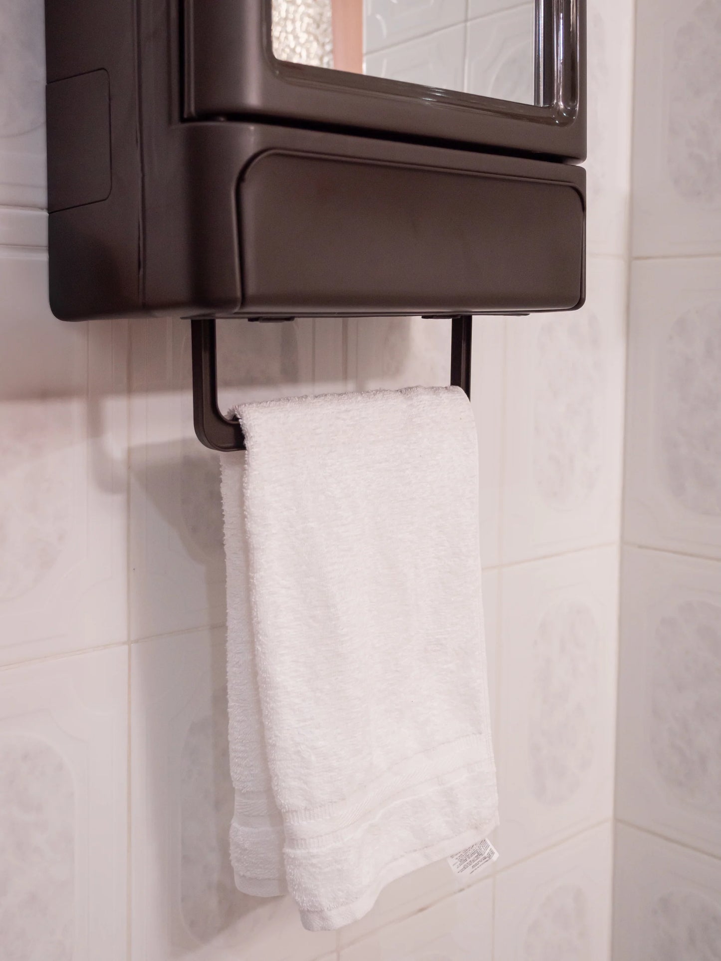 GABINETE COLPLAST BANO  ESPEJO WENGUE / BLANCO RF1277-1278