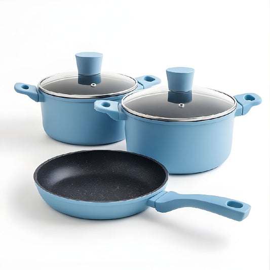 BATERIA BRISTOL 5 PZS ALUMINIO JORFADO AZUL KW