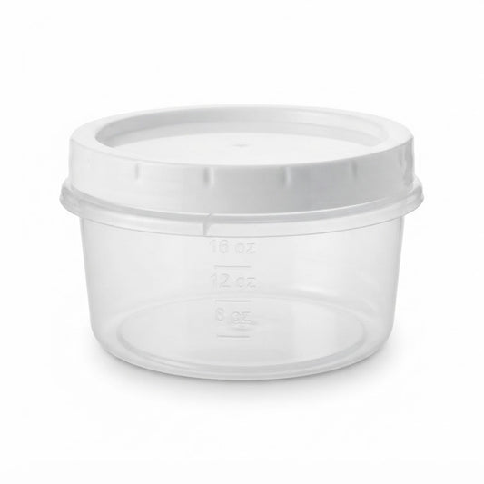 RECIPIENTE MUNDIPLAS REDONDO 500ML MT4521 EMP 72