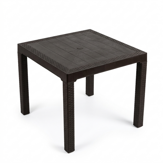 MESA ANDECOL  RATTAN TAYRUNA  NEGRA  ( EMP 1 )