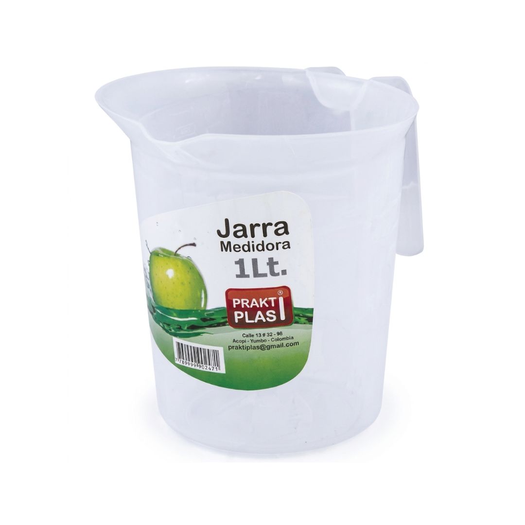 JARRA PRAKTIPLAS 1 LT MEDIDORA