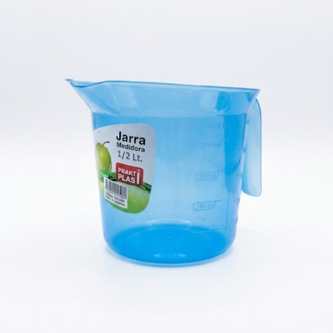 JARRA PRAKTIPLAS 1/2 LT MEDIDORA