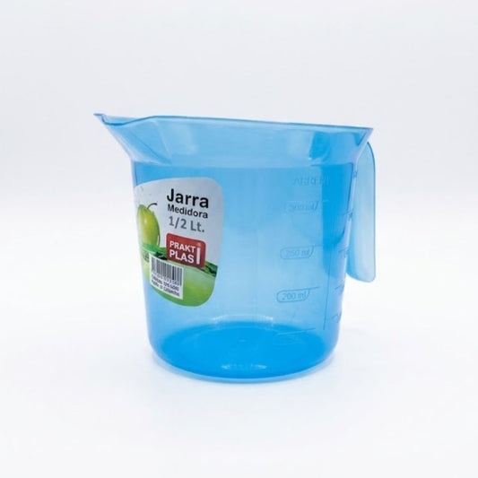 JARRA PRAKTIPLAS 1/2 LT MEDIDORA
