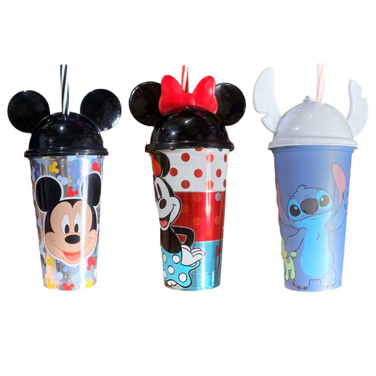 VASO CON TAPA Y OREJAS 500ML LICENCIAS PLASUTIL  MUNDIUTIL 6823/12974