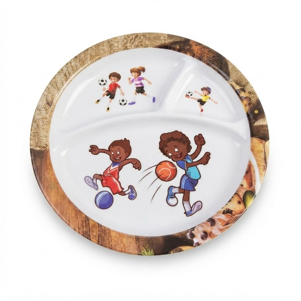 PLATO MEL/COROLA INFANTIL 3 DIVICIONES PLANO P1056 DEC