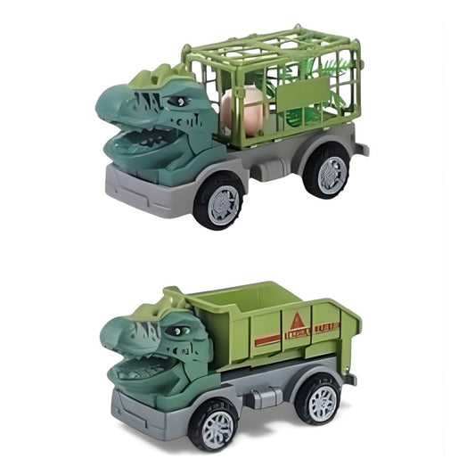 SET X 2 CARROS DINOSAURIO JAULA EN BOLSA MAJU 189119