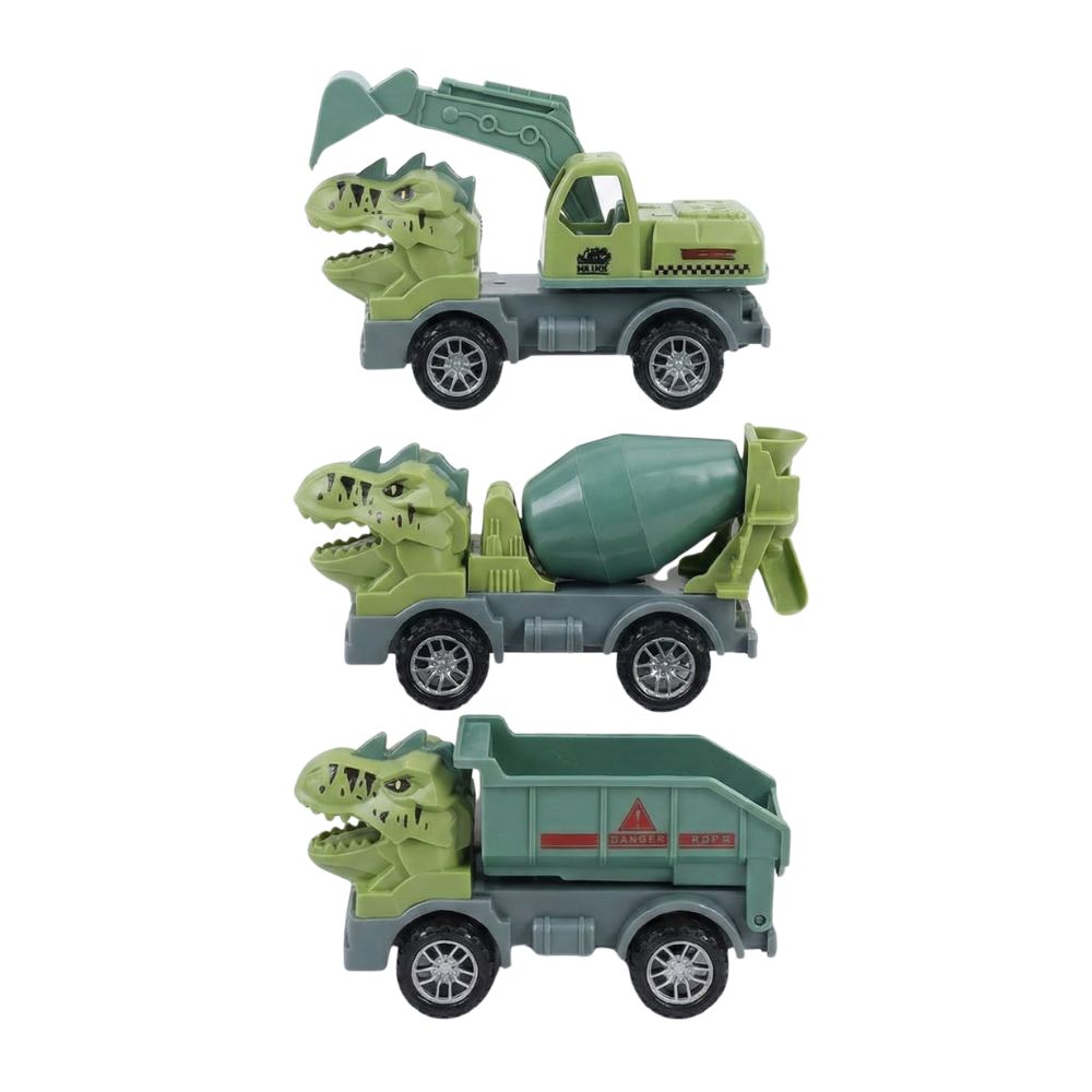 SET CONSTRUCCION DINOSAURIO  X 3 EN BOLSA  MAJU 189172