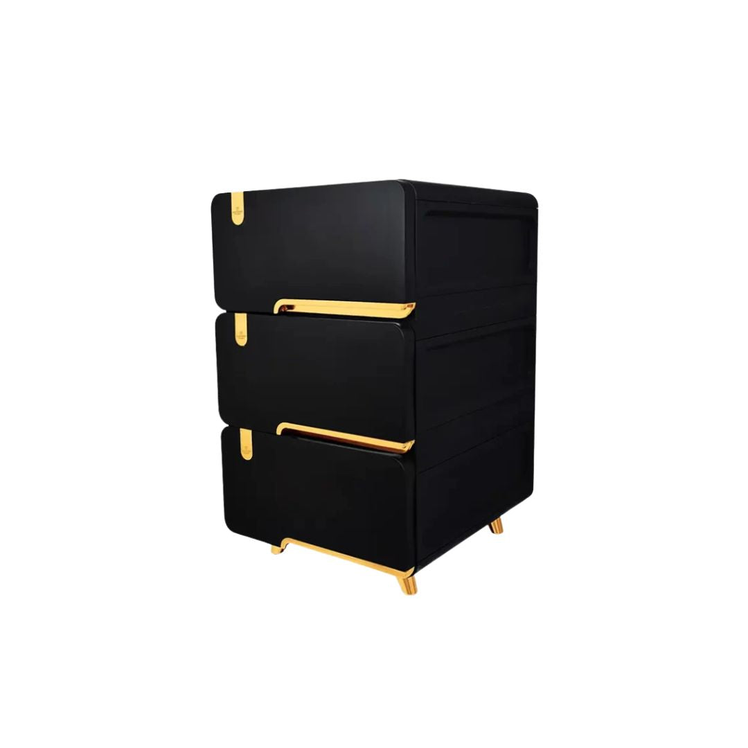 MUEBLE DE LUJO LUXURY 3 NIVELES NEGRO
