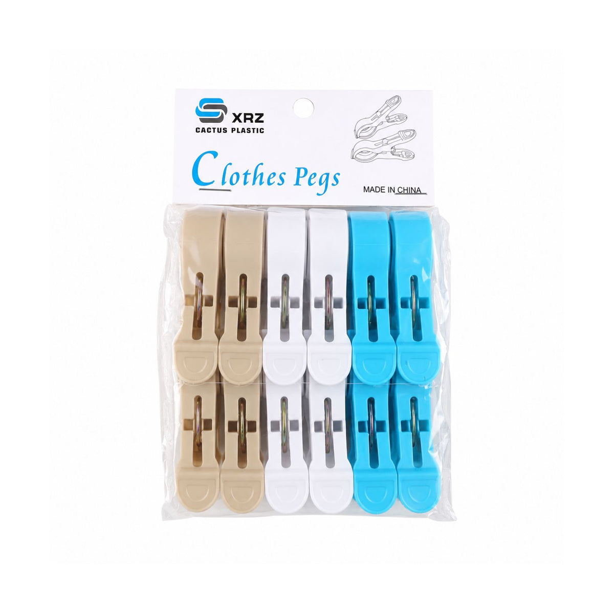 PINZA PIKAJU X 12 PLASTICA 241822/241826