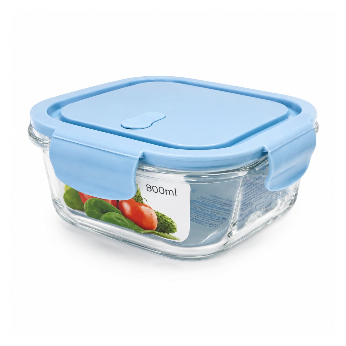 REFRACTARIA CUADRADA 800ML REF VR-013 PIKAJU