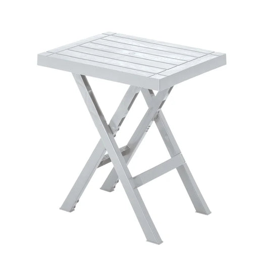 MESA RIMAX BARU CUADRADA PLEGABLE GRIS HIELO